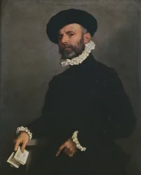 Porträt eines Mannes mit einem Brief, ca. 1570-75